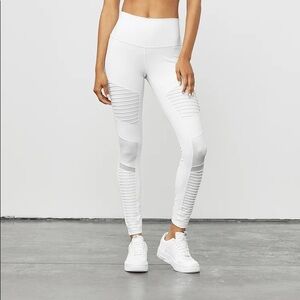 Alo Yoga white leggings